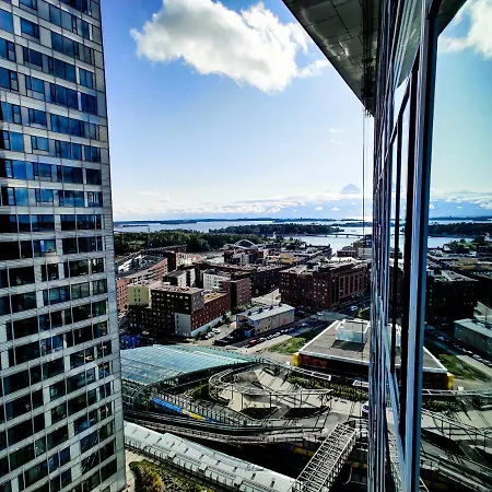 18Th Floor Helsinki High Point 1 Bdr Apartment With City View - Free Garage Parking Eksteriør billede