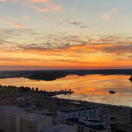 18Th Floor Helsinki High Point 1 Bdr Apartment With City View - Free Garage Parking Eksteriør billede