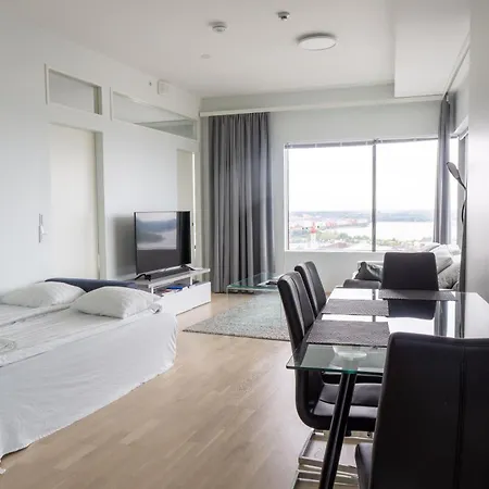 18Th Floor Helsinki High Point 1 Bdr Apartment With City View - Free Garage Parking Eksteriør billede