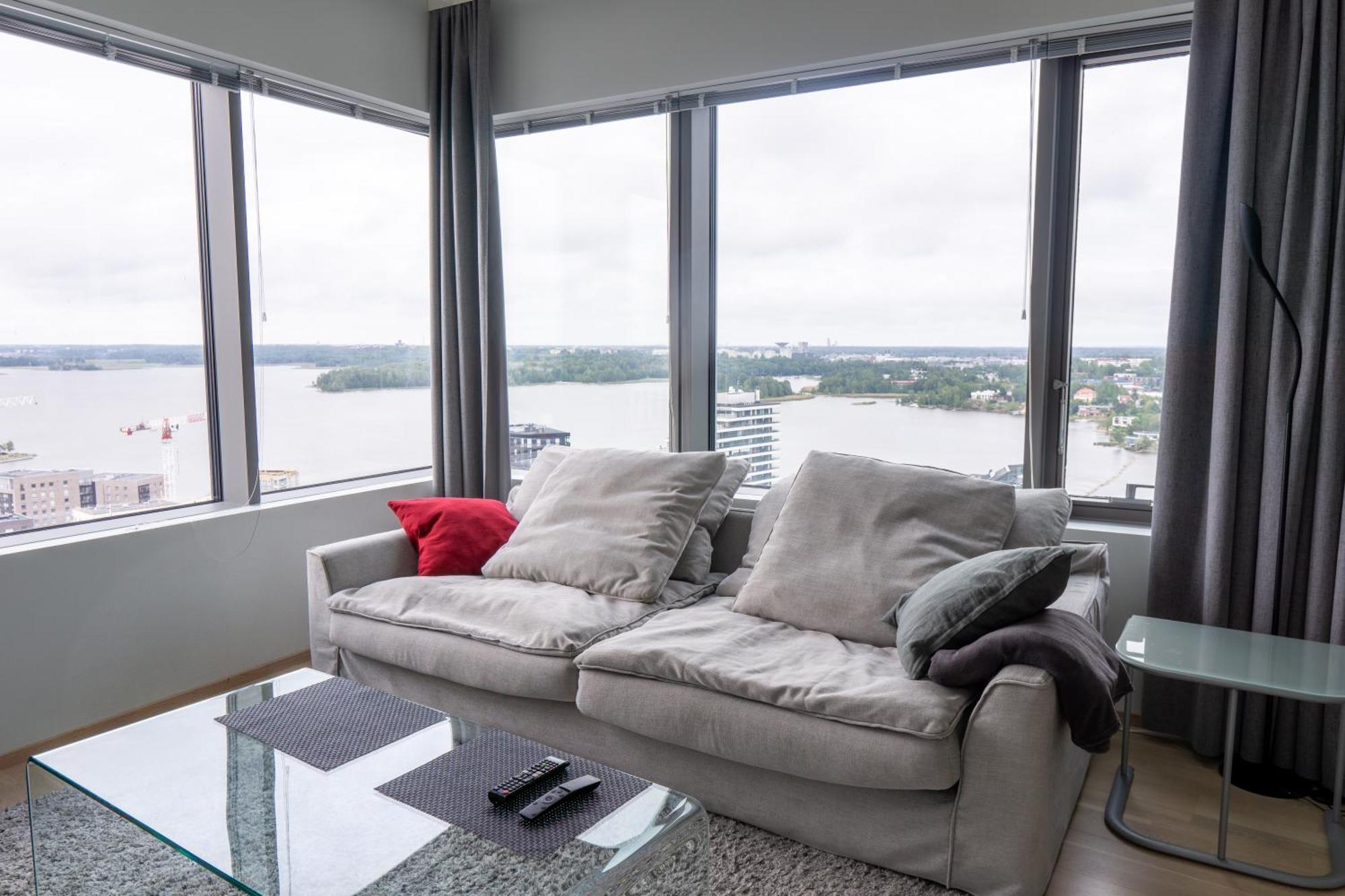 18th Floor High Point 1 Bdr With View - Free Garage Parking Хельсинки