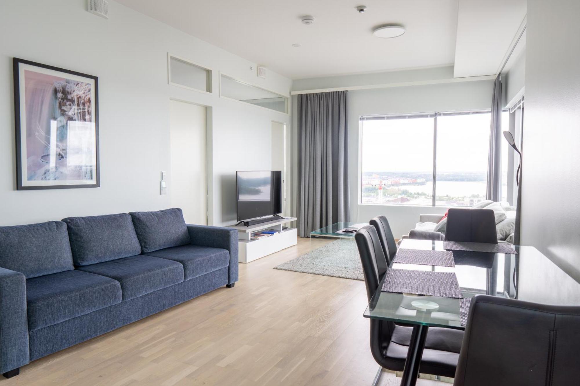 18th Floor High Point 1 Bdr With View - Free Garage Parking Apartment Helsinki